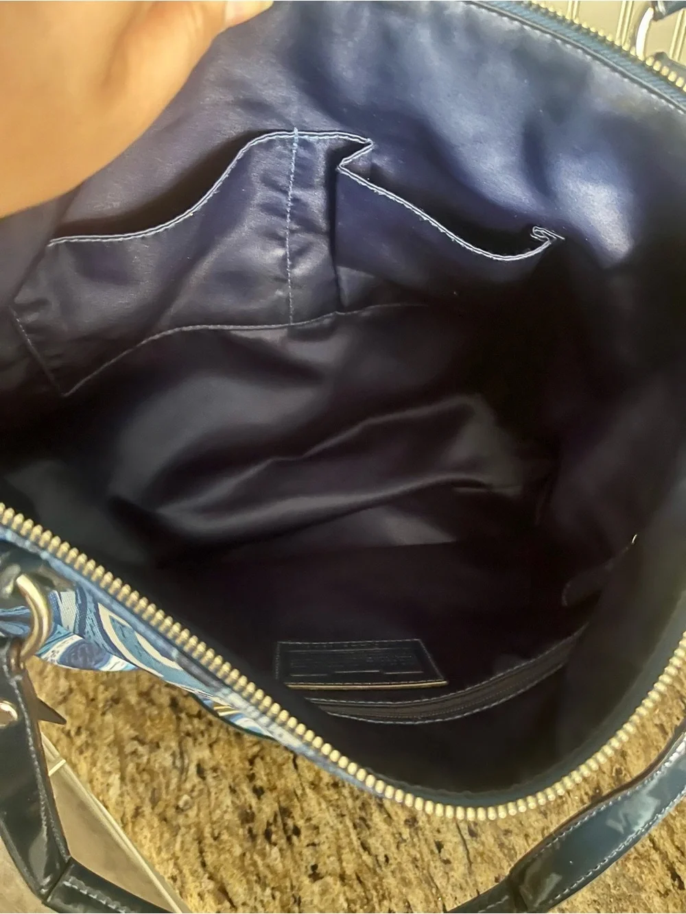 EUC Coach Poppy Signature Pop C Denim Glam Tote bag Three Hangtags C122019881 - Picture 5 of 15